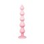 Розовая анальная цепочка с кристаллом Buddy - 17,7 см.  Цена 1 380 руб. - Розовая анальная цепочка с кристаллом Buddy - 17,7 см.