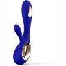 Синий вибратор-кролик Lelo Soraya Wave - 21,8 см.