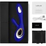 Синий вибратор-кролик Lelo Soraya Wave - 21,8 см.