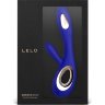 Синий вибратор-кролик Lelo Soraya Wave - 21,8 см.