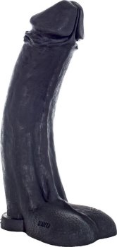 Черный фаллоимитатор-гигант Мистер Большой - 45 см.