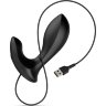Черная анальная вибровтулка Nexus Duo Plug - 9,8 см.