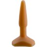 Оранжевый анальный стимулятор Small Anal Plug flash - 12 см.