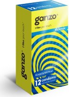 Классические презервативы с обильной смазкой Ganzo Classic - 12 шт.