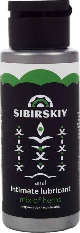 Анальный лубрикант на водной основе SIBIRSKIY с ароматом луговых трав - 100 мл.
