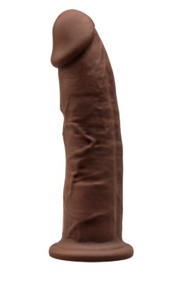 Коричневый фаллоимитатор SILEXD Model 2 - 15 см. Длина: 15 см. Диаметр: 3.5 см. Фаллоимитатор предлагает ряд уникальных характеристик в сфере реалистичных игрушек. Жесткий стержень внутри и подвижный внешний слой сделает реалистичным не только вид игрушки, но и ощущения от ее использования. Революционная запатентованная формула материала SILEXPAN, используемого для наполнения продуктов, обеспечивает лучшую плотность и большую гибкость. Этот платиновый силикон не содержит фталатов, латекса, безопасен для тела, гипоаллергенен и непористый, что делает его легким в уходе и более долговечным. Также ваш новый секретный друг реагирует на температуру. При нагревании становится более мягким, а при охлаждении твердым. Для нагрева достаточно 30 секунд в микроволновой печи или 2 минут в горячей воде. Для охлаждения его можно положить в морозилку без ограничений по времени. Фаллоимитатор оснащен присоской на основании и подходит для использования без рук. Страна: Китай. Материал: силикон.