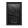 Черный вибромассажер простаты с пультом ДУ Hugo 2 Remote