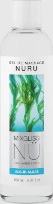 Массажный гель на водной основе Mixgliss NU Algae - 150 мл. Mixgliss NU Algae откроет для вас японский экзотический Nuru. Этот эротический массаж изначально выполнялся с мылом, чтобы получить эффект скольжения. Массажистка прислонялась всем своим телом, чтобы доставить удовольствие клиенту альтернативным способом. Массажный гель имеет легкую водянистую структуру и прозрачный цвет. • Дерматологически протестирован • Без запаха, без отдушек • Не содержит парабенов • Подходит для использования с секс-игрушками Внимание: • При попадании в глаза промыть водой. • В случае аллергической реакции прекратите использование. • Хранить вдали от света и тепла. Страна: Франция. Объем: 150 мл.