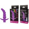 Фиолетовая вибрирующая анальная елочка Sweet Toys - 10,8 см.