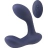Синий массажер простаты с двумя моторами P-Bliss