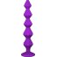 Фиолетовая анальная цепочка с кристаллом Buddy - 17,7 см.  Цена 1 380 руб. - Фиолетовая анальная цепочка с кристаллом Buddy - 17,7 см.