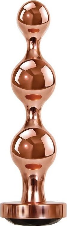 Золотистый анальный стимулятор-елочка Gold Digger Small - 10,5 см.