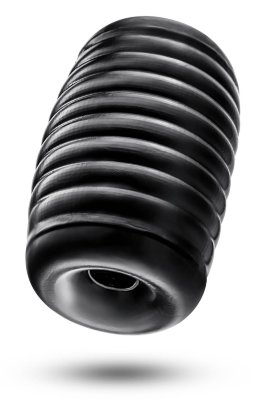 Черный мастурбатор Grasp  Цена 5 553 руб. Длина: 10.1 см. Диаметр: 7.6 см. Черный мастурбатор Grasp. Сквозной, с ребрышками на поверхности. Страна: Китай. Материал: термопластичный эластомер (TPE).