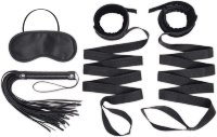 Эротический набор 4PC Bondage Bed Strap Flogger Kit