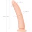 Телесный фаллоимитатор-реалистик Matt B - 21,5 см.  Цена 3 689 руб. - Телесный фаллоимитатор-реалистик Matt B - 21,5 см.