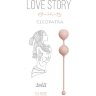 Розовые вагинальные шарики Cleopatra Tea Rose