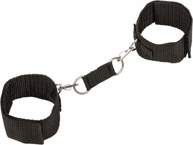 Черные наручники Bondage Collection Wrist Cuffs