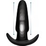 Черная анальная вибропробка Kinetic Thumping 7X Medium Anal Plug - 13,3 см.
