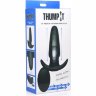 Черная анальная вибропробка Kinetic Thumping 7X Medium Anal Plug - 13,3 см.