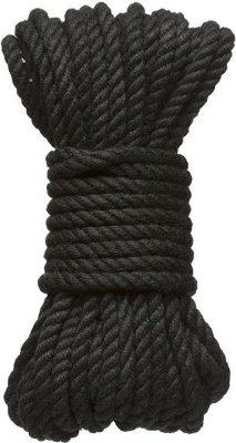 Черная верёвка для связывания и фиксации Bind Tie - 9,14 м. Длина: 914 см. Черная верёвка для связывания и фиксации Bind&Tie. Страна: Китай.