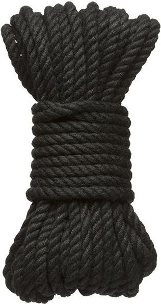 Черная верёвка для связывания и фиксации Bind Tie - 9,14 м.