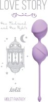 Сиреневые вагинальные шарики One Thousand and One Nights
