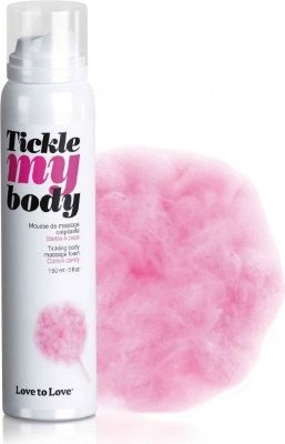 Массажная хрустящая пенка Tickle My Body Cotton Candy с ароматом сладкой ваты - 150 мл. Добавьте необычных тактильных ощущений своим массажам! Массажная хрустящая пенка Tickle my body предлагает вам открыть новые чувственные удовольствия! Нанесите эту массажную пену, напоминающую взбитые сливки, и насладитесь ее удивительной освежающей текстурой. Вас пленит чудесное ощущение лопающихся пузырьков под нежными ласками партнера... Имеет легкий приятный аромат. Не оставляет жирных следов. Только для наружного применения. Страна: Франция. Объем: 150 мл.