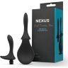 Черный анальный душ Nexus Anal Douche Set с 2 сменными насадками