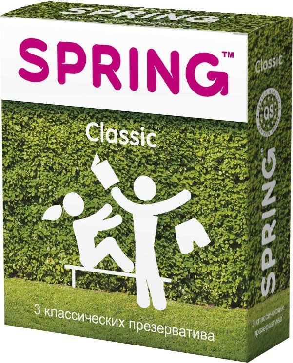 Классические презервативы SPRING CLASSIC - 3 шт.