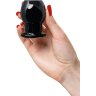 Черная анальная втулка Basic M - 6,5 см.