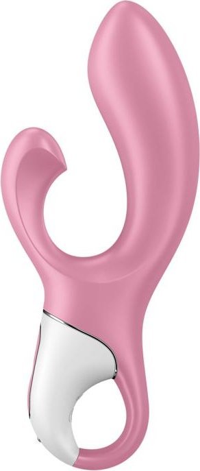 Розовый вибратор-кролик с расширением Air Pump Bunny 2 - 20,4 см.