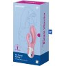 Розовый вибратор-кролик с расширением Air Pump Bunny 2 - 20,4 см.