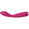 Ярко-розовый G-стимулятор IRIS Clitoral G-spot Vibrator - 18 см.