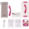 Ярко-розовый G-стимулятор IRIS Clitoral G-spot Vibrator - 18 см.