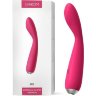 Ярко-розовый G-стимулятор IRIS Clitoral G-spot Vibrator - 18 см.