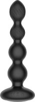 Черная анальная виброёлочка Nexus Tornado Beaded Probe с функцией вращения