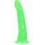 Зеленый люминесцентный фаллоимитатор на присоске - 17,5 см.  Цена 2 216 руб. - Зеленый люминесцентный фаллоимитатор на присоске - 17,5 см.