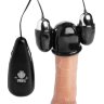 Черная стимулирующая насадка для головки полового члена Multi Speed Vibrating Penis Head Teaser