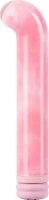 Розовый компактный вибратор из стекла Magic Cane - 12 см.