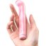 Розовый компактный вибратор из стекла Magic Cane - 12 см. - Розовый компактный вибратор из стекла Magic Cane - 12 см.