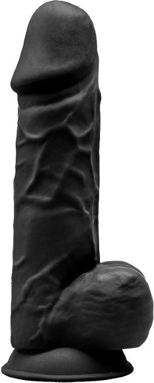Черный фаллоимитатор Model 2 - 21,7 см.