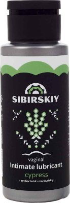 Интимный лубрикант на водной основе SIBIRSKIY с ароматом кипариса - 100 мл.  Цена 755 руб. Обеззараживающий антибактериальный интимный лубрикант с ароматом кипариса, предназначенный для повышения комфорта и увеличения лубрикации во время интимной близости. Витамин Е и алоэ вера увлажняют, питают и ухаживают за слизистой, а экстракт клевера оказывает противовоспалительное действие. Совместим с презервативами и интимными игрушками. Страна: Россия. Объем: 100 мл.