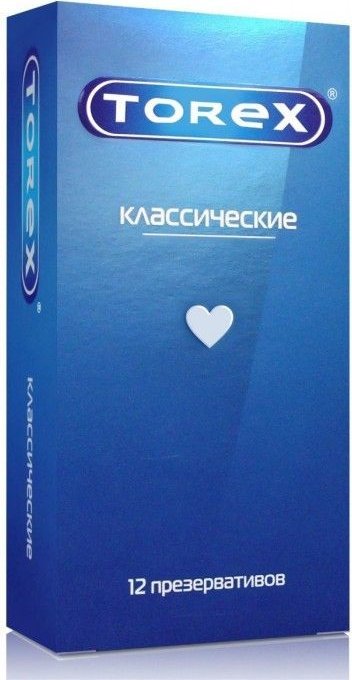 Гладкие презервативы Torex Классические - 12 шт.