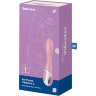 Розовый вибромассажер с функцией расширения Air Pump Vibrator 2 - 20,9 см.