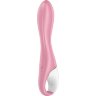 Розовый вибромассажер с функцией расширения Air Pump Vibrator 2 - 20,9 см.