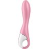 Розовый вибромассажер с функцией расширения Air Pump Vibrator 2 - 20,9 см.