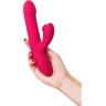 Розовый виброкролик Seri с функцией Up Down - 22 см.
