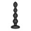 Черная анальная виброёлочка Nexus Tornado Beaded Probe Large с функцией вращения - Черная анальная виброёлочка Nexus Tornado Beaded Probe Large с функцией вращения