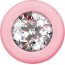 Розовая анальная цепочка с кристаллом Chummy - 16 см.  Цена 1 209 руб. - Розовая анальная цепочка с кристаллом Chummy - 16 см.