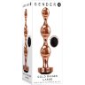Золотистый анальный стимулятор-елочка Gold Digger Large - 13,5 см.